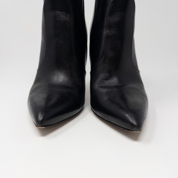 Valentino Garavani Rockstud Stiletto Booties Black Leather Womens 38.5 EU 8.5 US - Picture 7 of 7